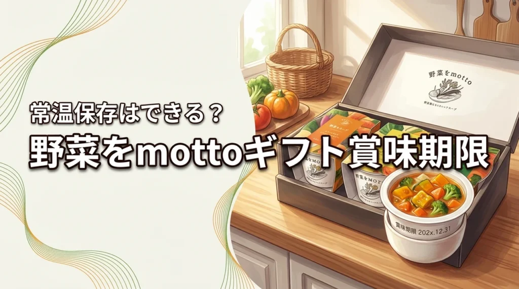 野菜をmottoをギフトで贈る前に賞味期限をチェック！常温保存はできる？