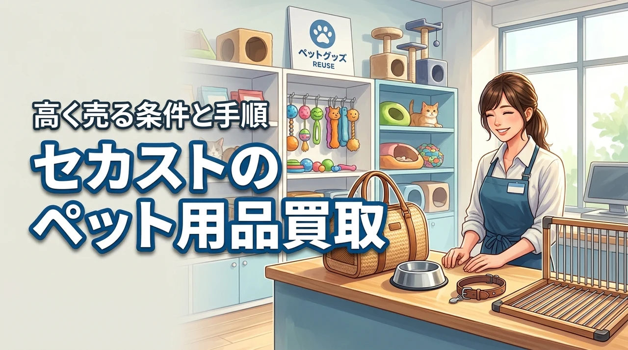セカストでペット用品を売る前にチェック！買取の条件や高く売る手順を教えます