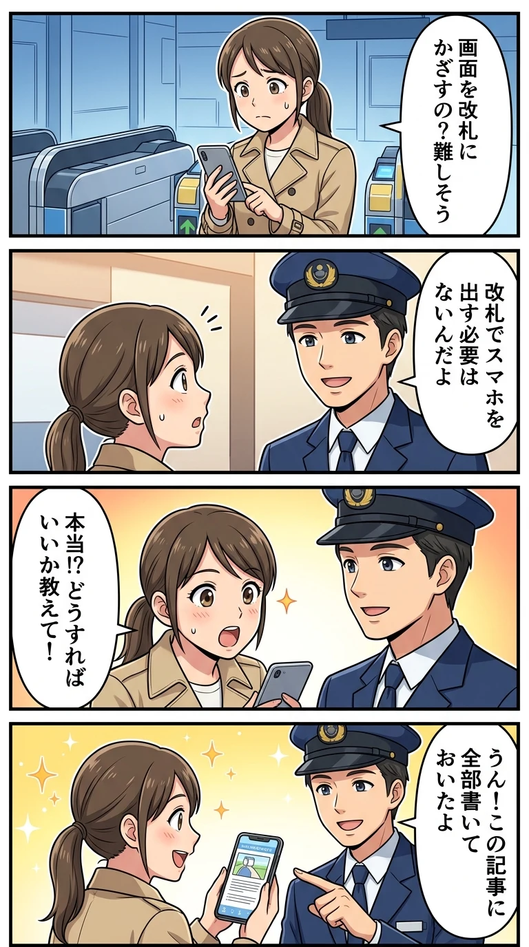 特急ラビュー チケットレス 乗り方